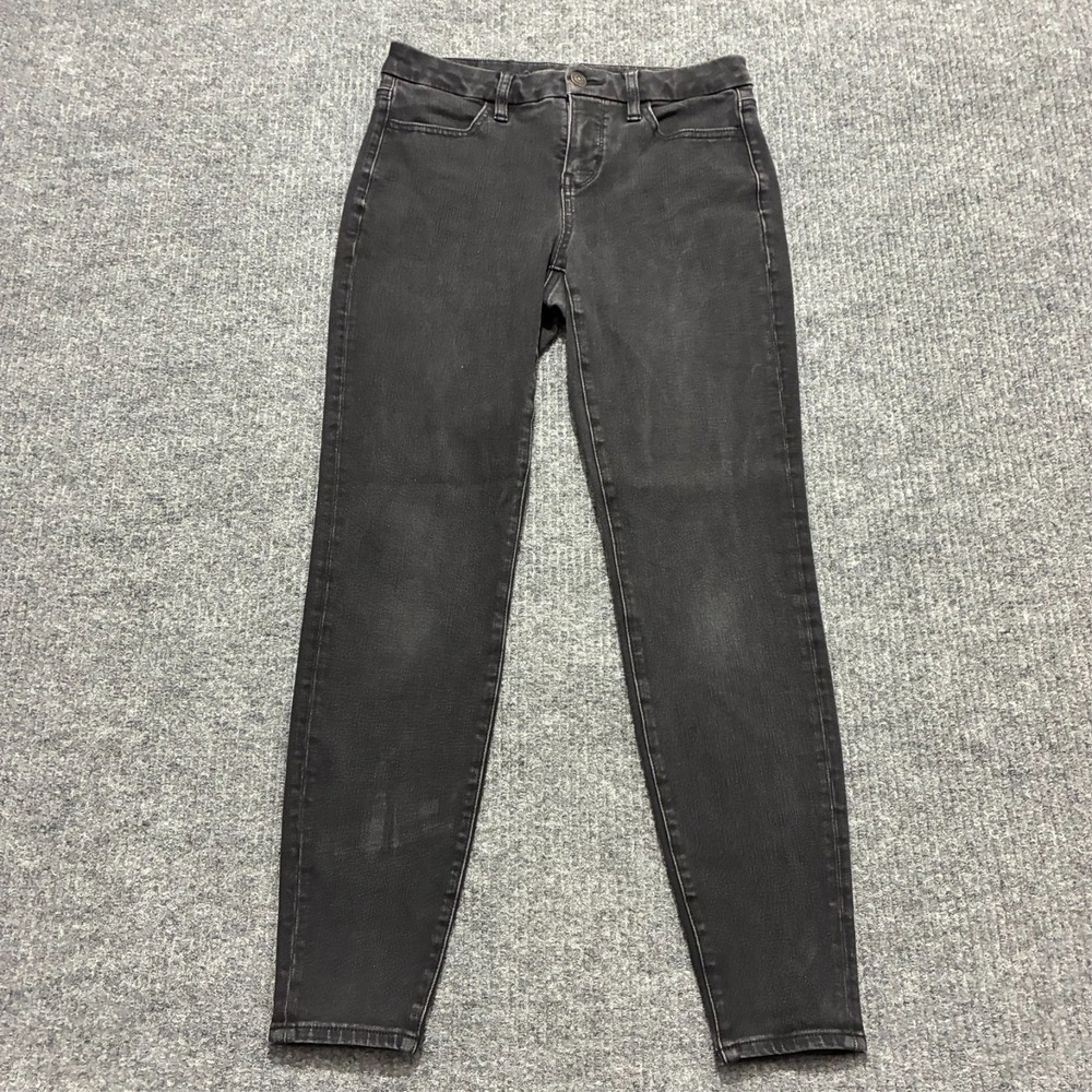 American Eagle High Rise Jegging Womens Size 4 Regular Black Denim Dream Stretch